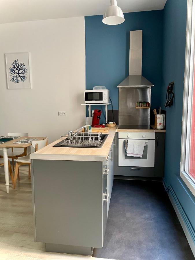 La Bateliere, Appartement Mer Avec Patio Prive Mers-les-Bains Exteriér fotografie